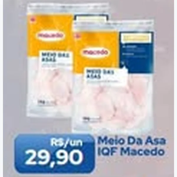 Recorte do encarte de Meio da Asa Iqf Macedo
