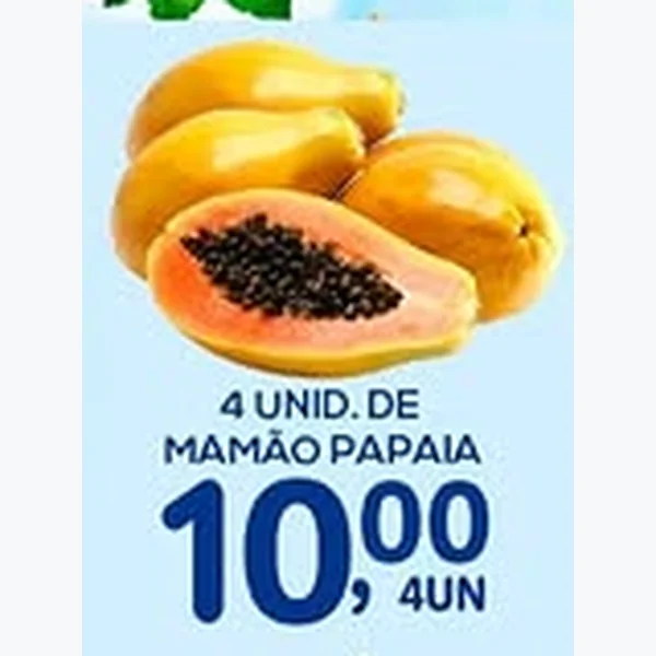 Recorte do encarte de Mamão Papaia
