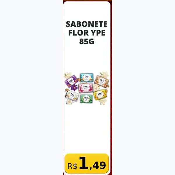 Sabonete Flor Ypê 85 g