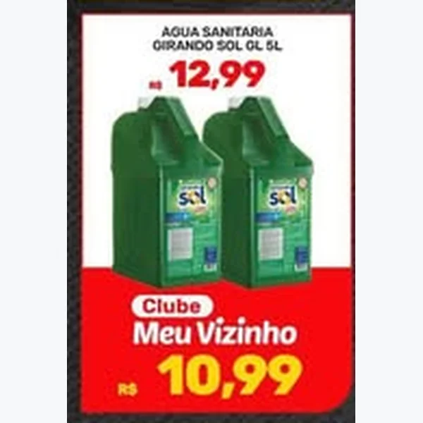 Água Sanitária Girando Sol 5 L