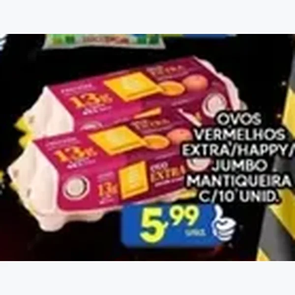 Ovos Vermelhos Extra/happy/jumbo Mantiqueira 10 un