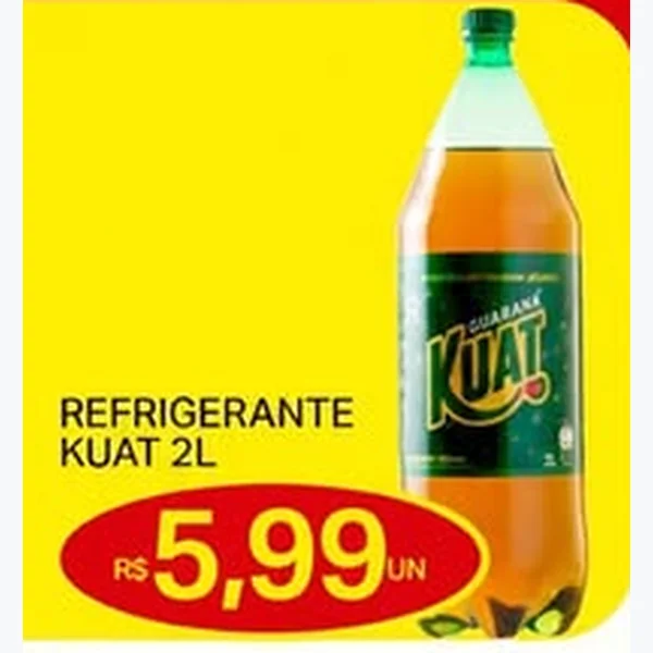 Recorte do encarte de Refrigerante Kuat 2 L
