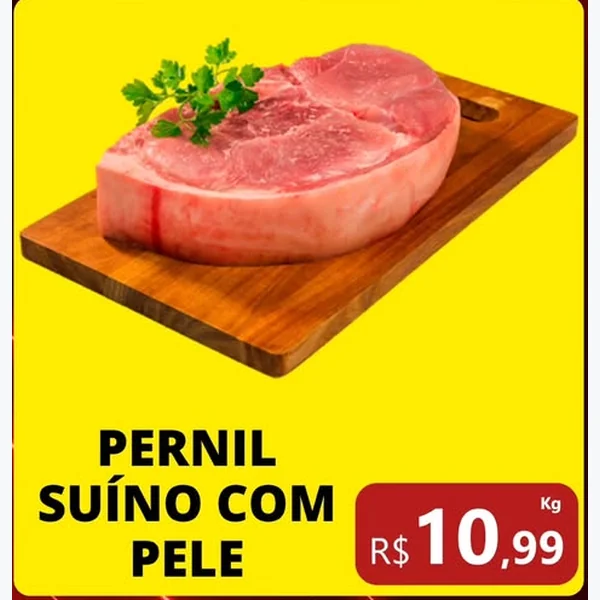Pernil Suíno com Pele