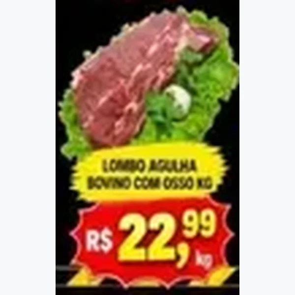 Lombo Agulha Bovino com Osso