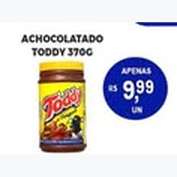 Recorte do encarte de Achocolatado Toddy 370 g