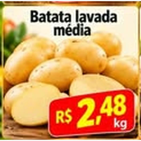 Recorte do encarte de Batata Lavada Média