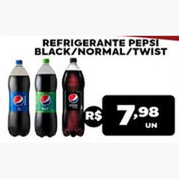 Recorte do encarte de Refrigerante Normal Pepsi