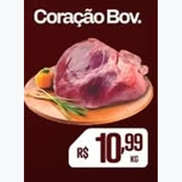 Recorte do encarte de Coração Bovino