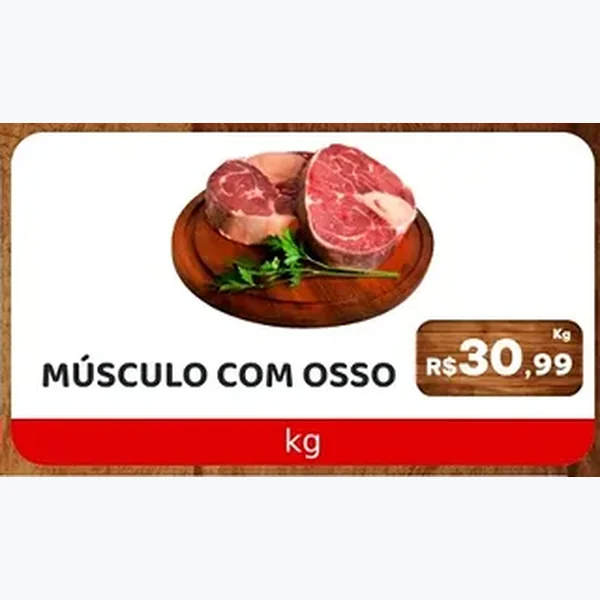 Recorte do encarte de Músculo com Osso