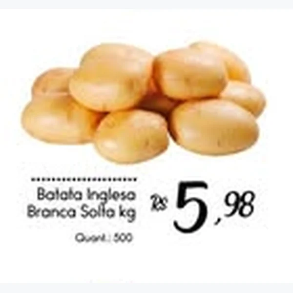 Batata Inglesa Branca