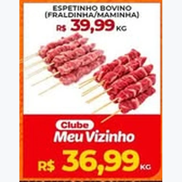 Espetinho Bovino Maminha