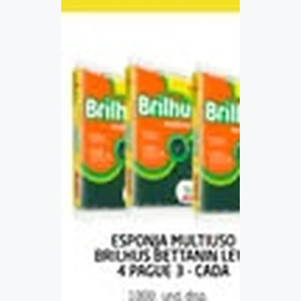 Recorte do encarte de Esponja Multiuso Bettanin 4 un