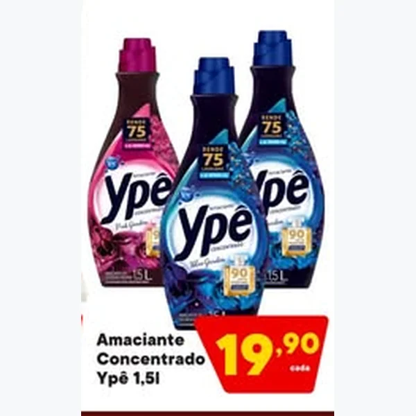 Amaciante Concentrado Ypê 1,5 L