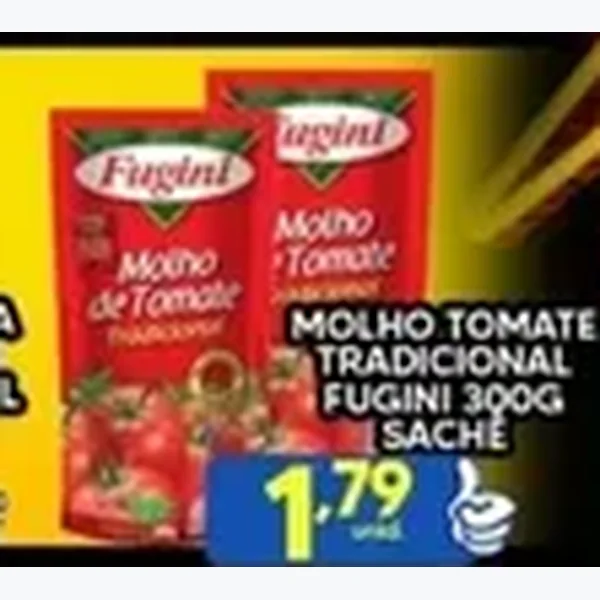Molho de Tomate Tradicional Fugini 300 g