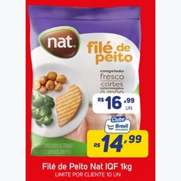 Filé de Peito Iqf Nat 1 kg