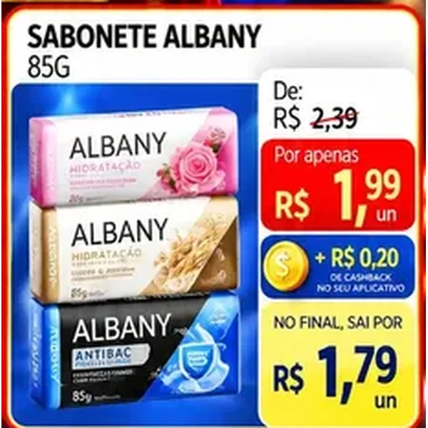 Sabonete Albany 85 g