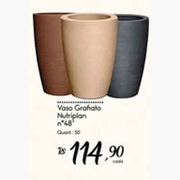 Vaso Grafiato Nutriplan N°48