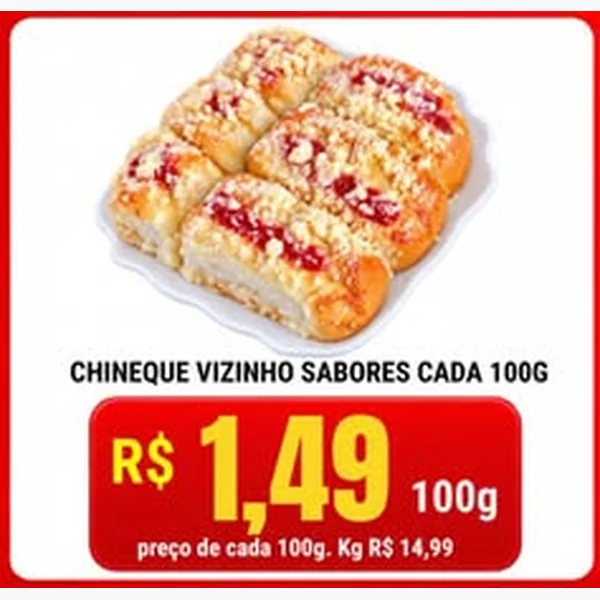 Recorte do encarte de Chineque Sabores Vizinho