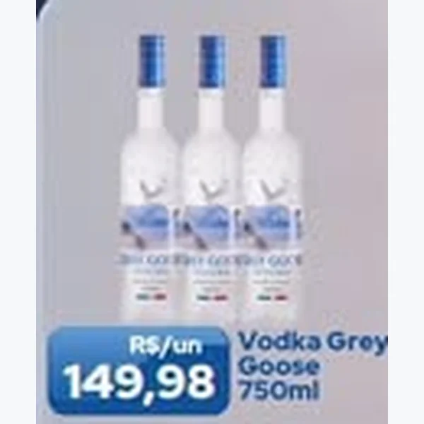 Recorte do encarte de Vodka Grey Goose 750 ml