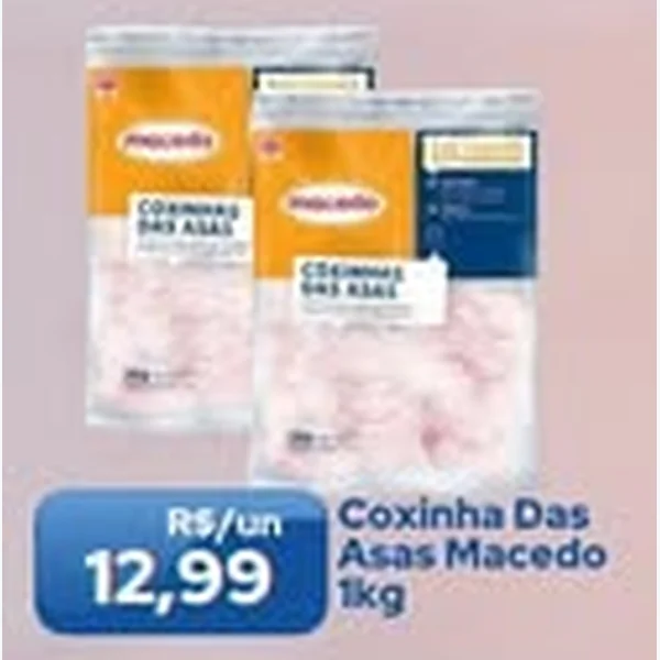Recorte do encarte de Coxinha das Asas Macedo