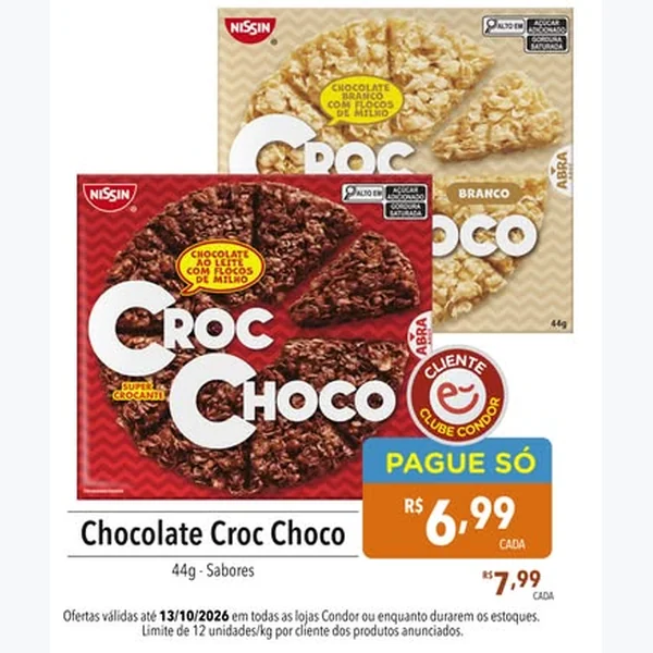 Chocolate Croc Choco Nissin 44 g