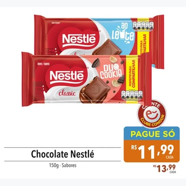 Chocolate Nestlé 150 g