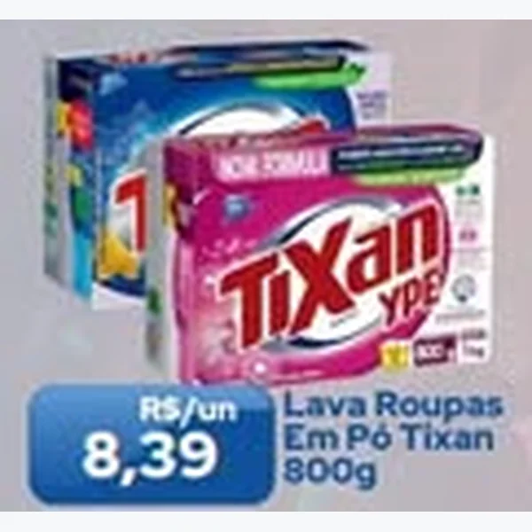 Lava Roupas em Pó Tixan Ypê 800 g