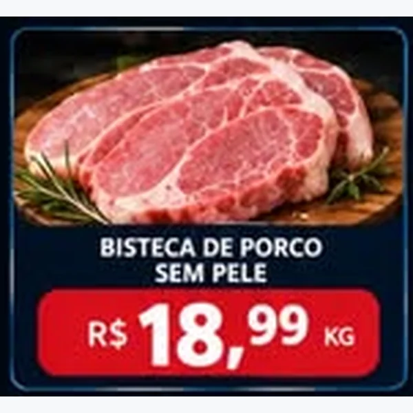Bisteca de Porco sem Pele
