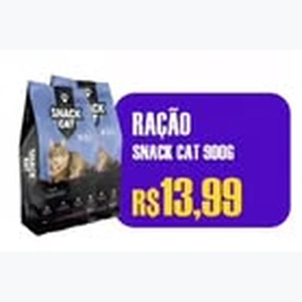 Recorte do encarte de Snack Snack Cat 900 g