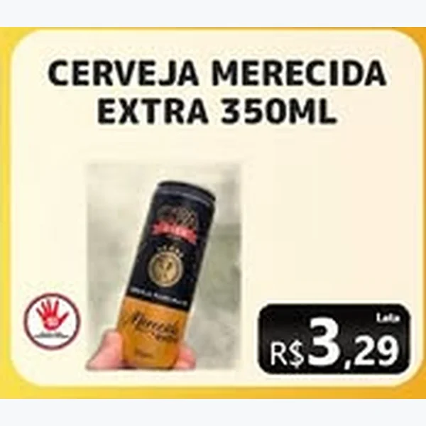 Cerveja Extra Merecida 350 ml