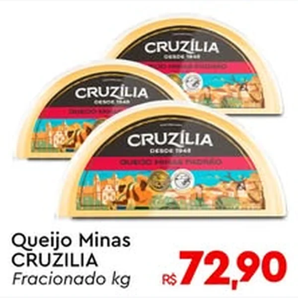Recorte do encarte de Queijo Minas Padrão Cruzília