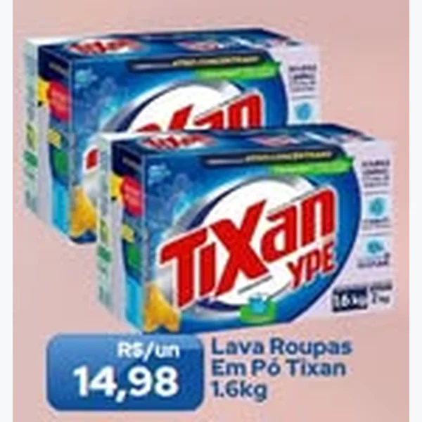 Lava Roupas em Pó Tixan Ypê 1,6 kg