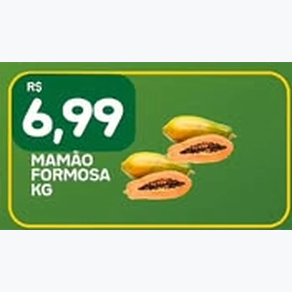 Recorte do encarte de Mamão Formosa