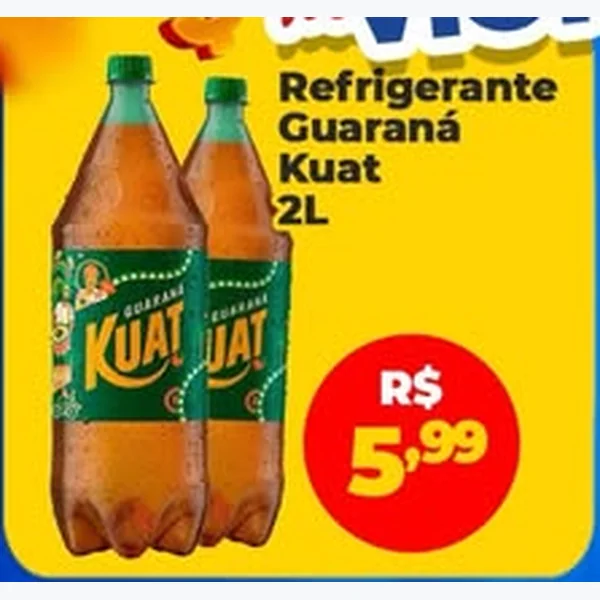 Refrigerante Guaraná Kuat 2 L