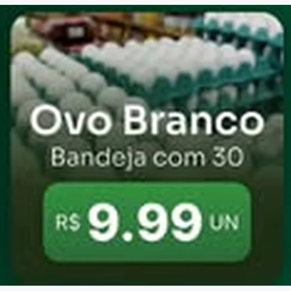 Ovos Brancos 30 un