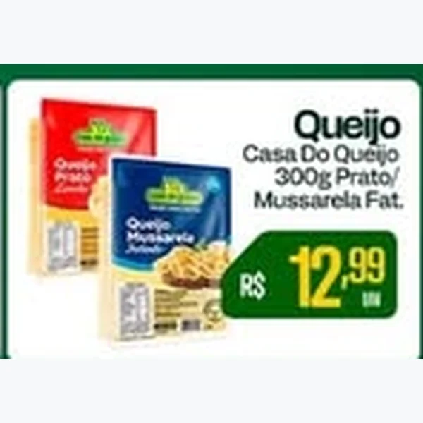 Queijo Mussarela Casa do Queijo 300 g