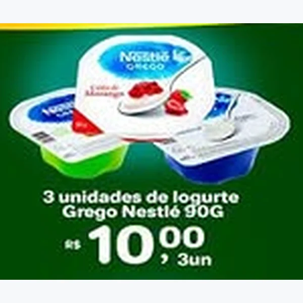 Recorte do encarte de Iogurte Grego Nestlé 90 g
