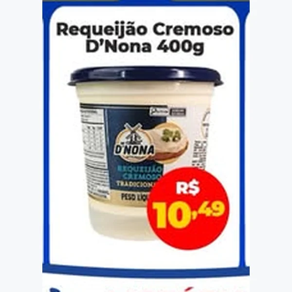 Requeijão Cremoso D'Nona 400 g