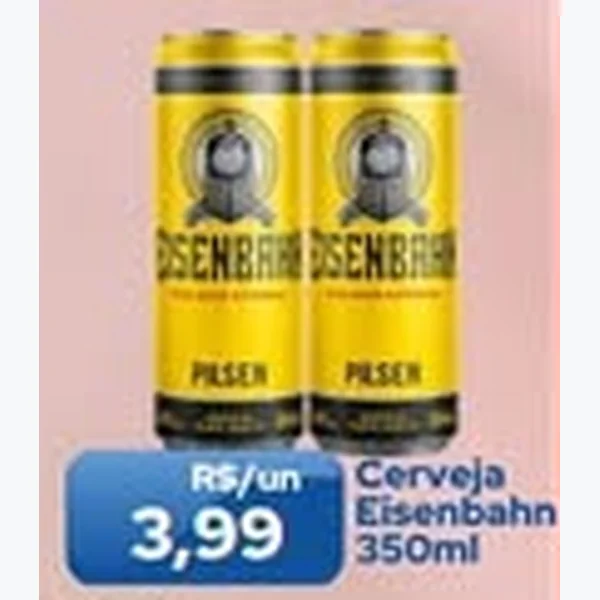 Recorte do encarte de Cerveja Eisenbahn 350 ml
