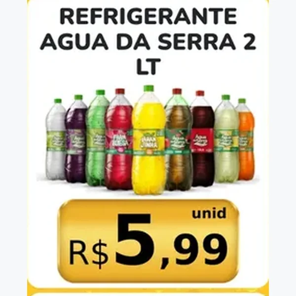 Refrigerante Agua da Serra 2 L