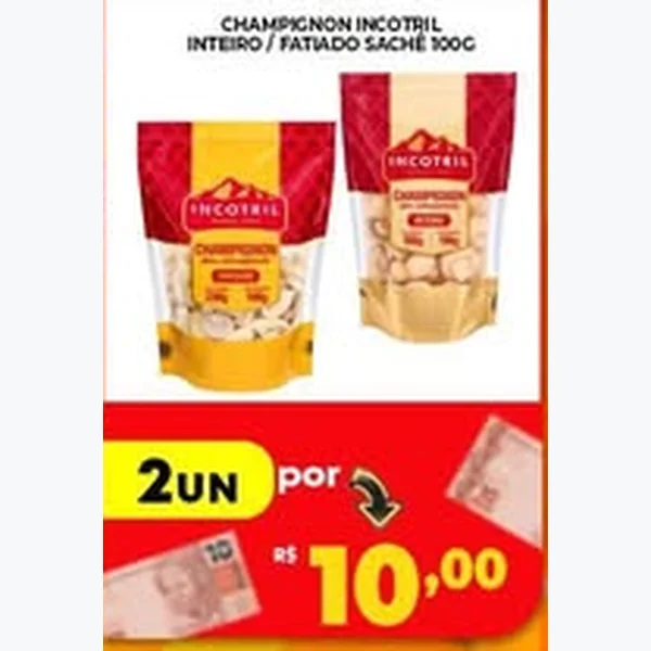 Champignon Inteiro Incotril 100 g