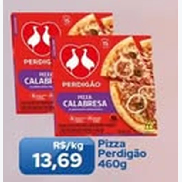 Recorte do encarte de Pizza Perdigão
