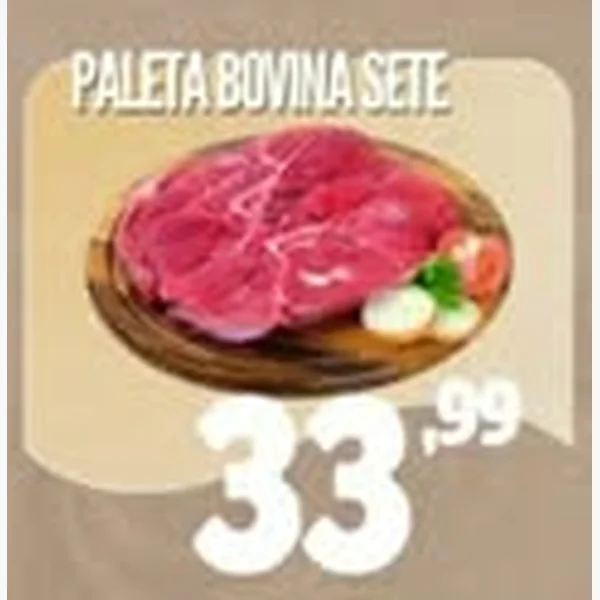 Recorte do encarte de Paleta Bovina Sete
