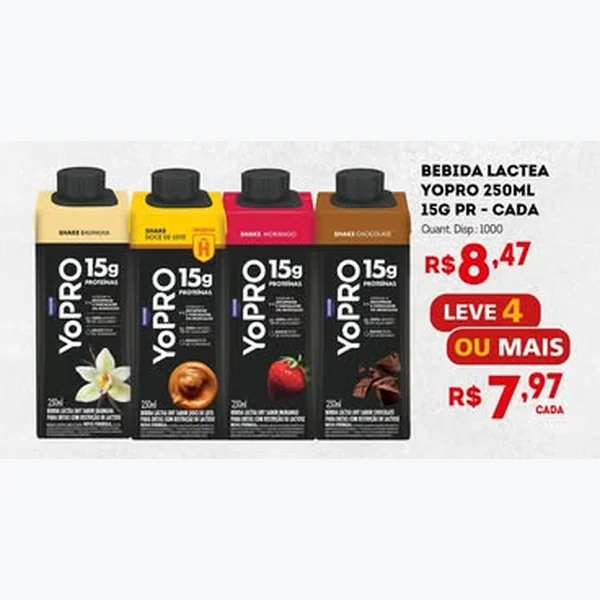 Bebida Láctea YoPro 250 ml