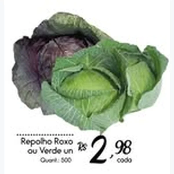Recorte do encarte de Repolho Roxo