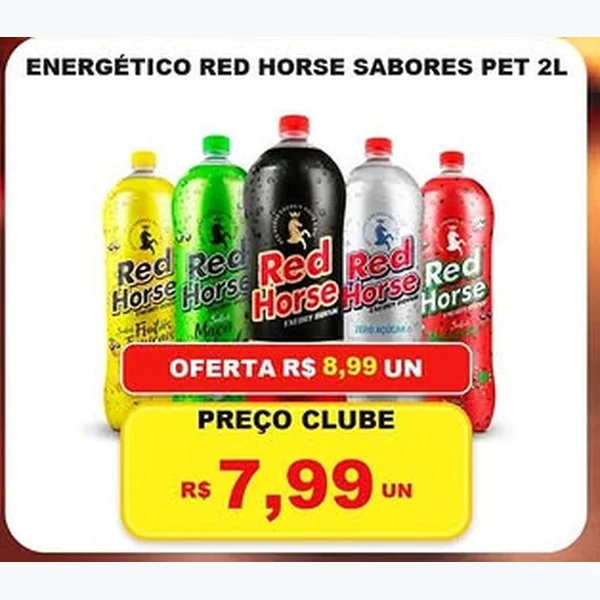 Energético Sabores Red Horse 2 L