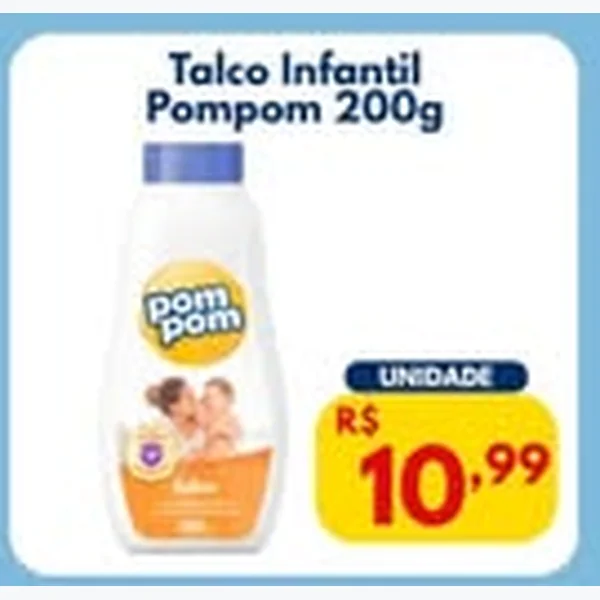 Talco Infantil Pom Pom 200 g