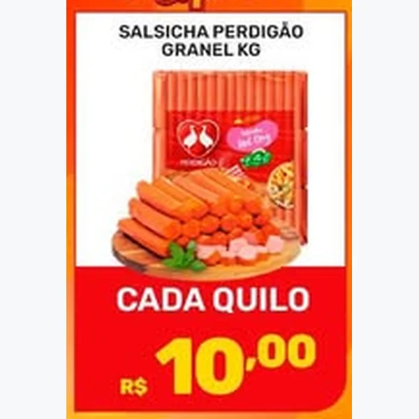 Recorte do encarte de Salsicha Perdigão