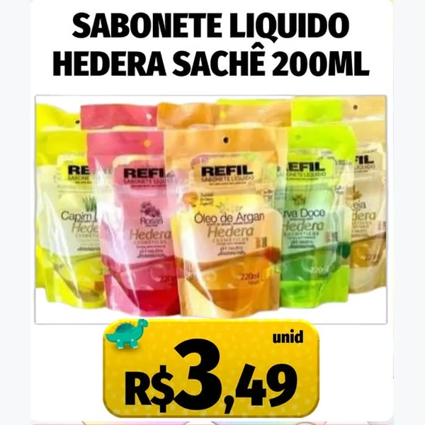 Sabonete Líquido Refil Hedera 200 ml
