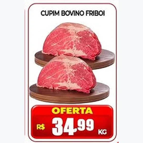 Recorte do encarte de Cupim Bovino Friboi